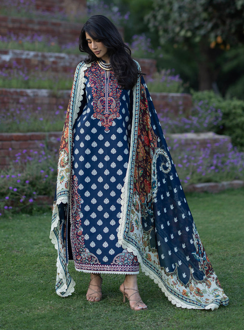 Zainab Chottani | Luxe Lawn 26 | Mesa - 08 by Zainab Chottani - Designer Dress  - Type : Ladies Clothes - Available at Libayah - 100% Original 