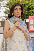 Saad Shaikh | Lawn 25 | Offwhite - Tropelle by Saad Shaikh - Designer Dress - Type: Ladies Clothes - Available at Libayah - 100% Original