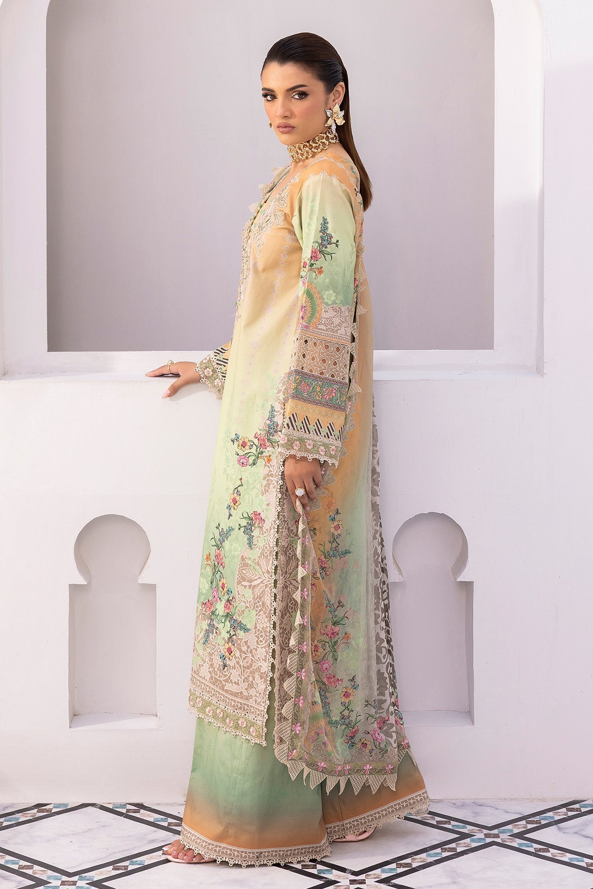 Afrozeh | Basic Pret 26 RTW | NACRE by Afrozeh - Designer Dress  - Type : Ladies Clothes - Available at Libayah - 100% Original 