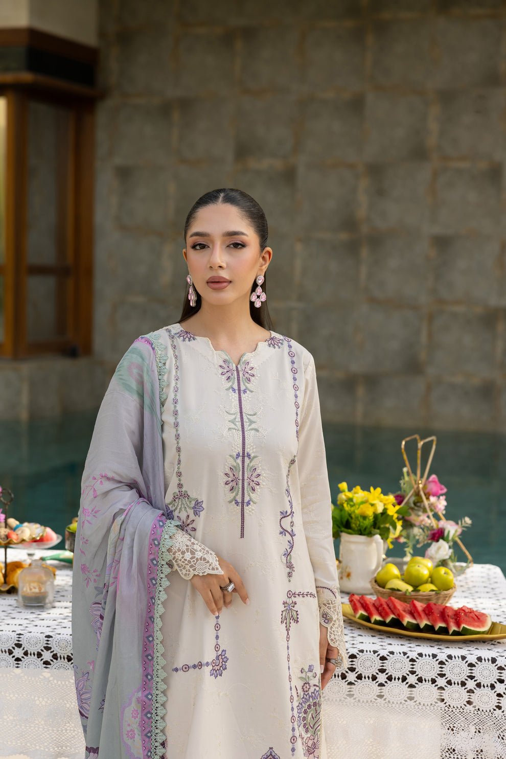 Florent | Eid Collection | FEF - 8B by Florent - Designer Dress - Type: Ladies Clothes - Available at Libayah - 100% Original