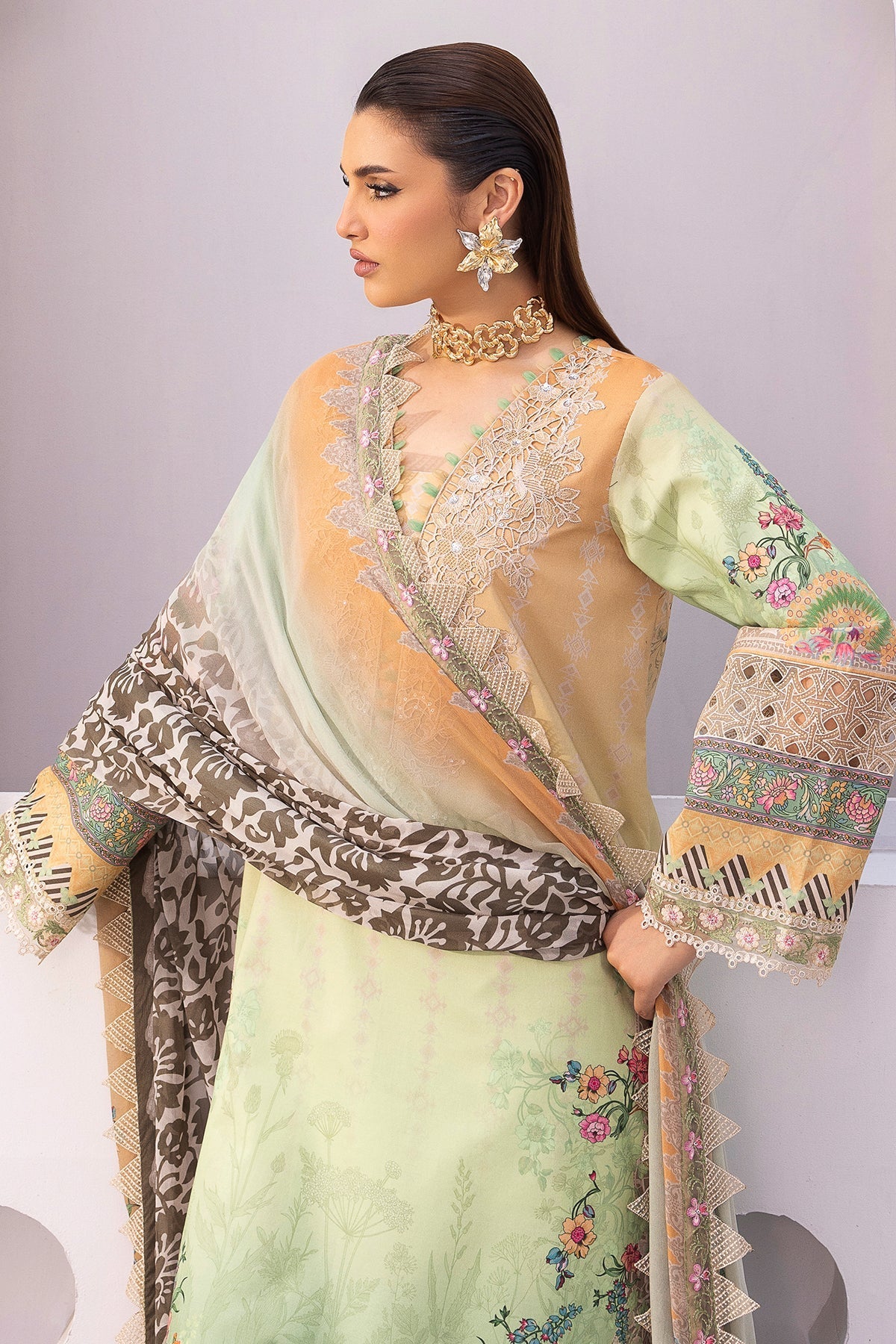 Afrozeh | Basic Pret 26 RTW | NACRE by Afrozeh - Designer Dress  - Type : Ladies Clothes - Available at Libayah - 100% Original 