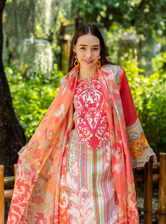 Roheenaz | Ethereal Bloom Lawn 25 | Roselle by Roheenaz - Designer Dress - Type: Ladies Clothes - Available at Libayah - 100% Original