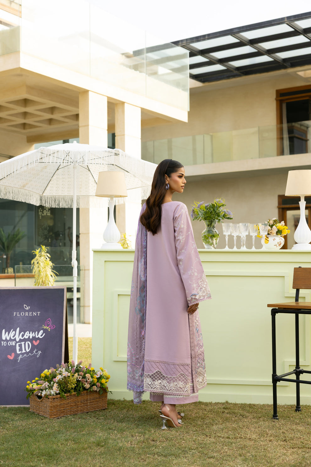 Florent | Eid Collection |FEF - 8A by Florent - Designer Dress - Type: Ladies Clothes - Available at Libayah - 100% Original
