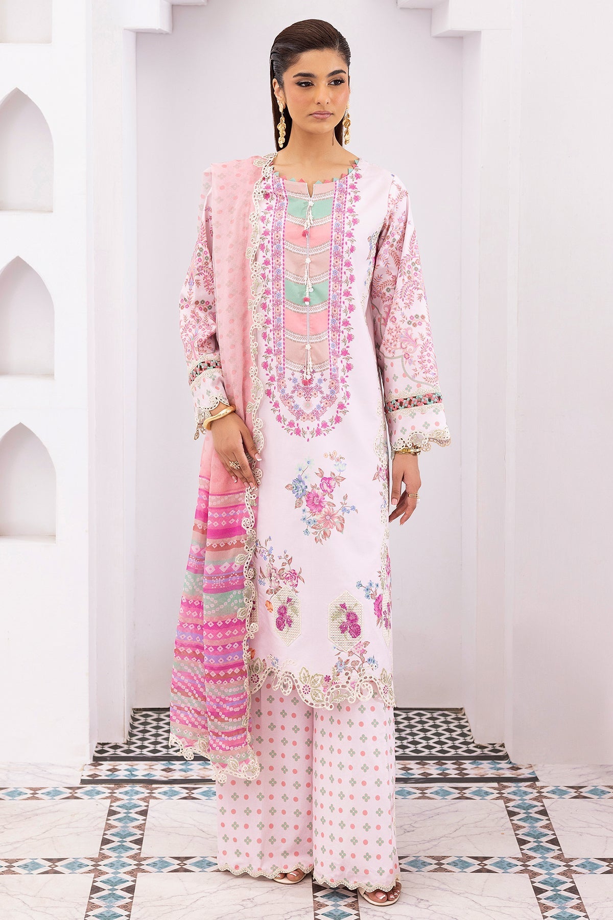 Afrozeh | Basic Pret 26 RTW | NACRE by Afrozeh - Designer Dress  - Type : Ladies Clothes - Available at Libayah - 100% Original 