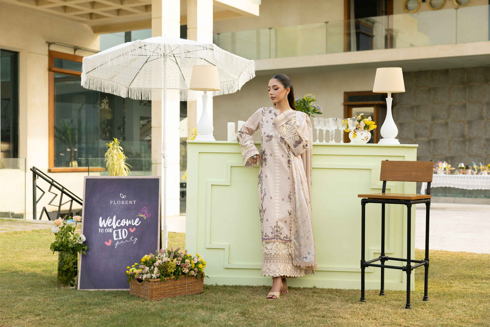 Florent | Eid Collection | FEF - 6A by Florent - Designer Dress - Type: Ladies Clothes - Available at Libayah - 100% Original