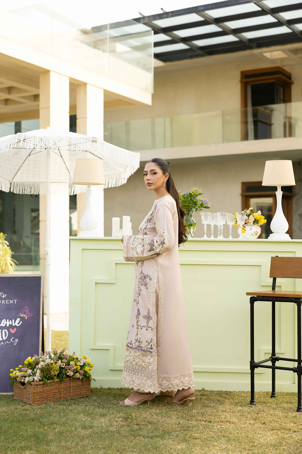 Florent | Eid Collection | FEF - 6A by Florent - Designer Dress - Type: Ladies Clothes - Available at Libayah - 100% Original