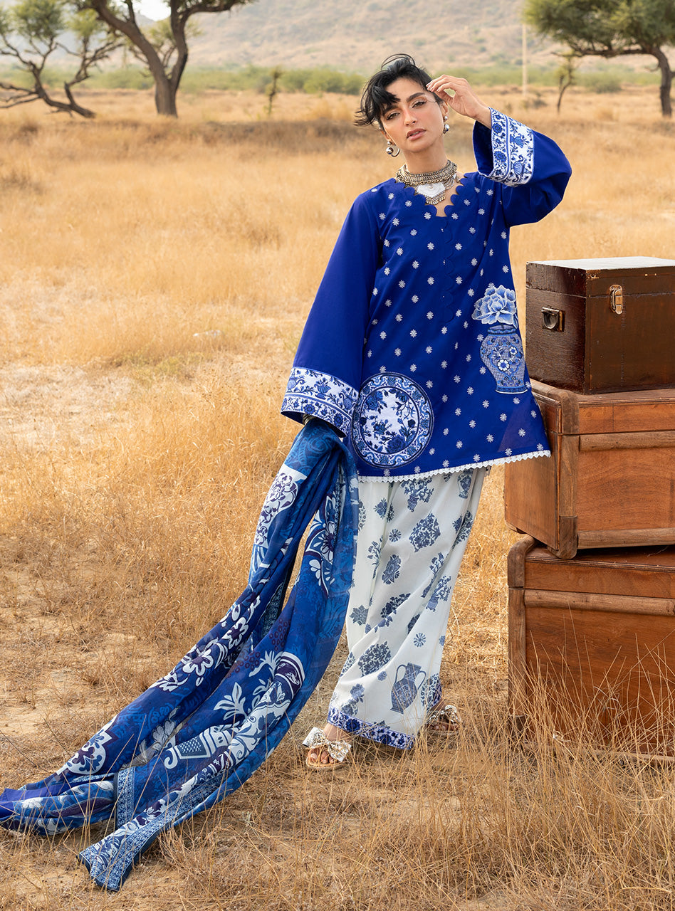 Zainab Chottani | Spring Summer Lawn 26 | Veyra 16 by Zainab Chottani - Designer Dress - Type : Luxury Dress - Available at Libayah - 100% Original