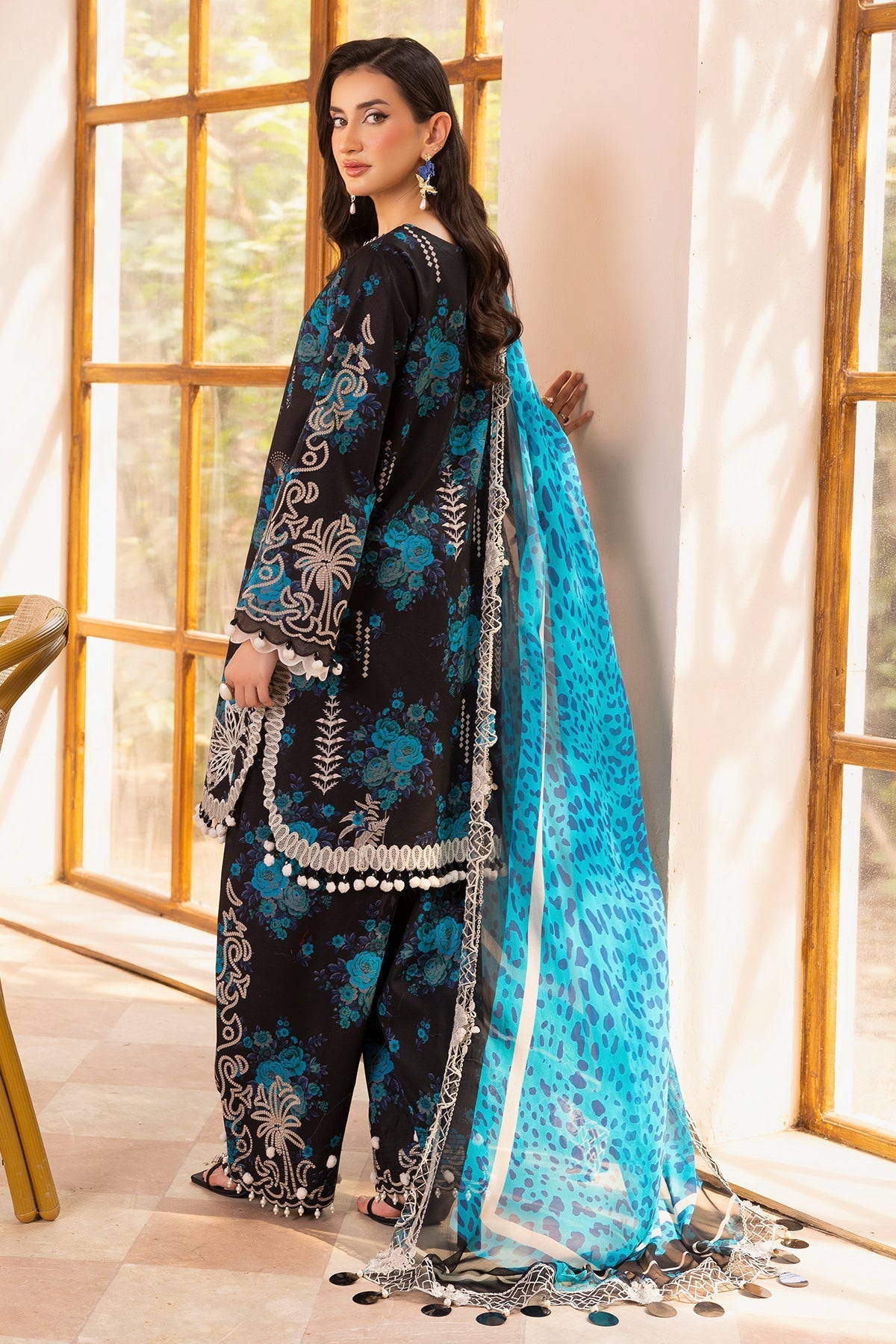 Charizma | Infinity Lawn | 3-PC UNSTITCHED EMBROIDERED LAWN COLLECTION IN6-06 by Charizma - Designer Dress  - Type : Ladies Clothes - Available at Libayah - 100% Original 