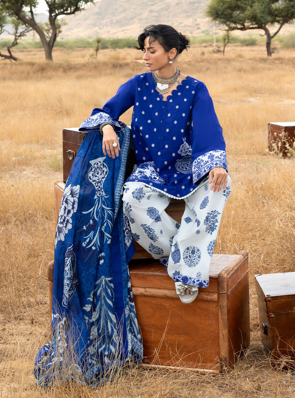 Zainab Chottani | Spring Summer Lawn 26 | Veyra 16 by Zainab Chottani - Designer Dress - Type : Luxury Dress - Available at Libayah - 100% Original