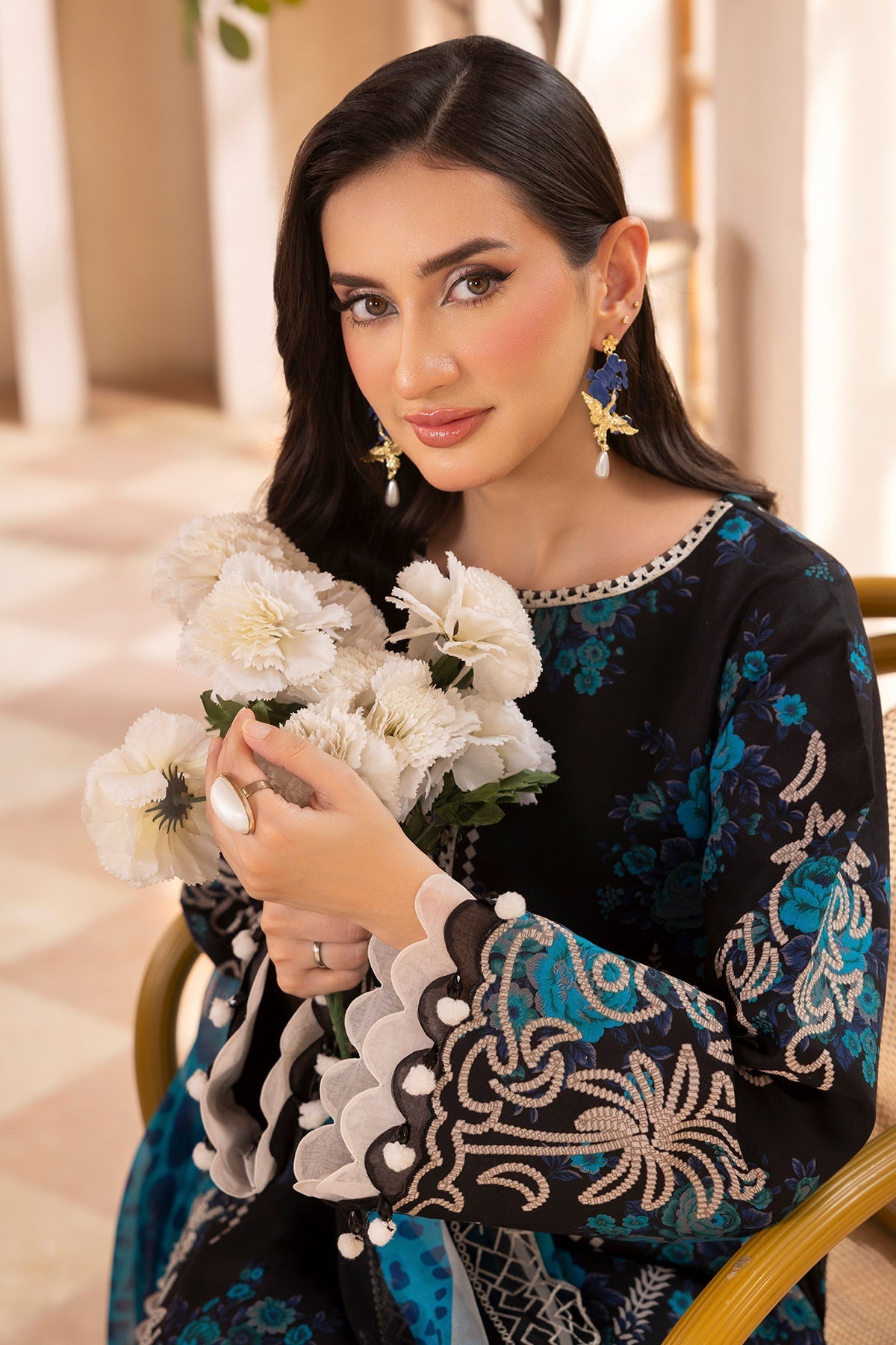 Charizma | Infinity Lawn | 3-PC UNSTITCHED EMBROIDERED LAWN COLLECTION IN6-06 by Charizma - Designer Dress  - Type : Ladies Clothes - Available at Libayah - 100% Original 