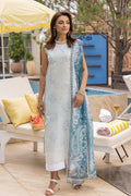 Saad Shaikh | Lawn 25 | Aqua - Fizzora by Saad Shaikh - Designer Dress - Type: Ladies Clothes - Available at Libayah - 100% Original