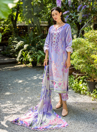Roheenaz | Ethereal Bloom Lawn 25 | Meliora by Roheenaz - Designer Dress - Type: Ladies Clothes - Available at Libayah - 100% Original