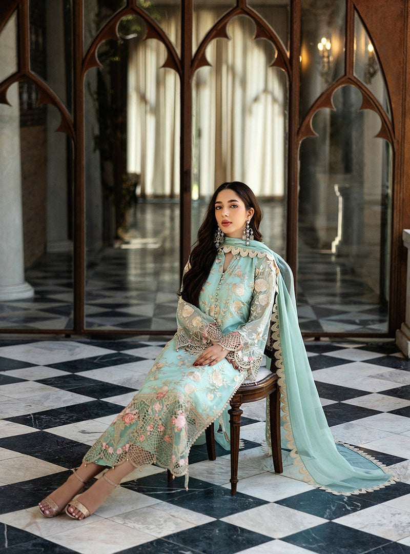 Zainab Chottani | Ramadan Edit 25 | Seafoam Serenity by Zainab Chottani - Designer Dress - Type: Ladies Clothes - Available at Libayah - 100% Original