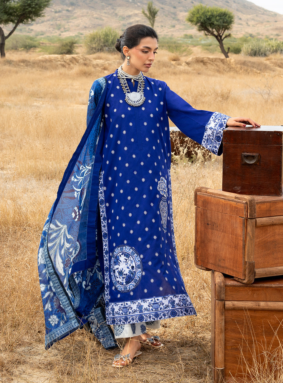 Zainab Chottani | Spring Summer Lawn 26 | Veyra 16 by Zainab Chottani - Designer Dress - Type : Luxury Dress - Available at Libayah - 100% Original