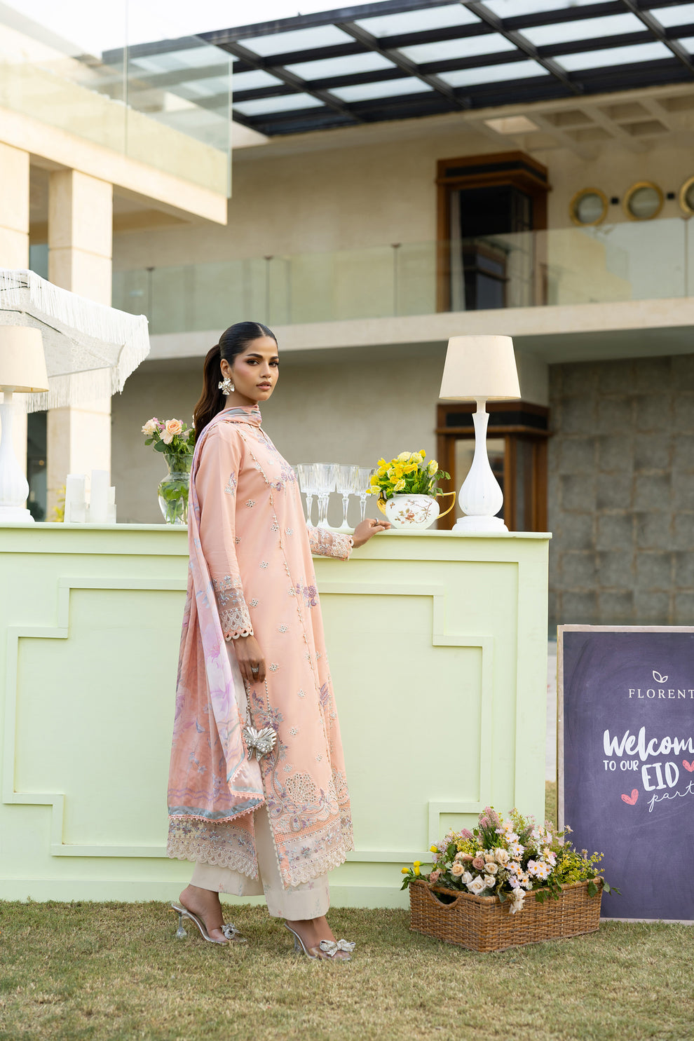 Florent | Eid Collection | FEF - 4A by Florent - Designer Dress - Type: Ladies Clothes - Available at Libayah - 100% Original