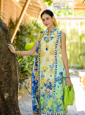 Roheenaz | Ethereal Bloom Lawn 25 | Celora by Roheenaz - Designer Dress - Type: Ladies Clothes - Available at Libayah - 100% Original