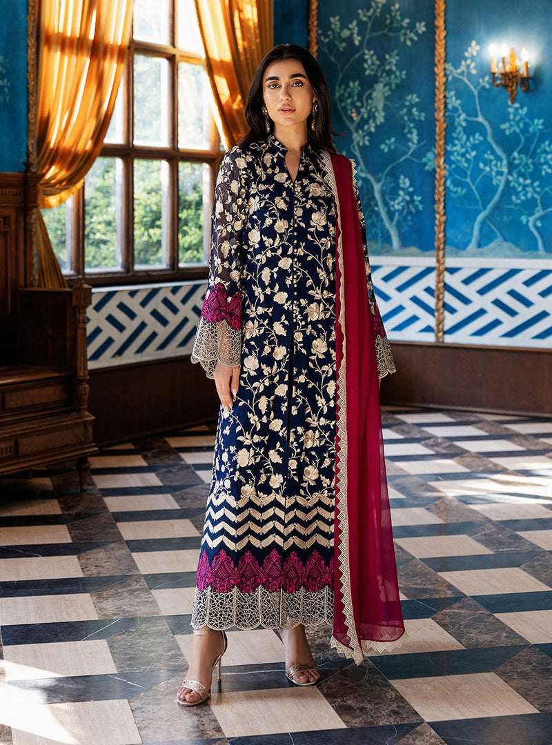 Zainab Chottani | Ramadan Edit 25 | Midnight Muse by Zainab Chottani - Designer Dress - Type: Ladies Clothes - Available at Libayah - 100% Original