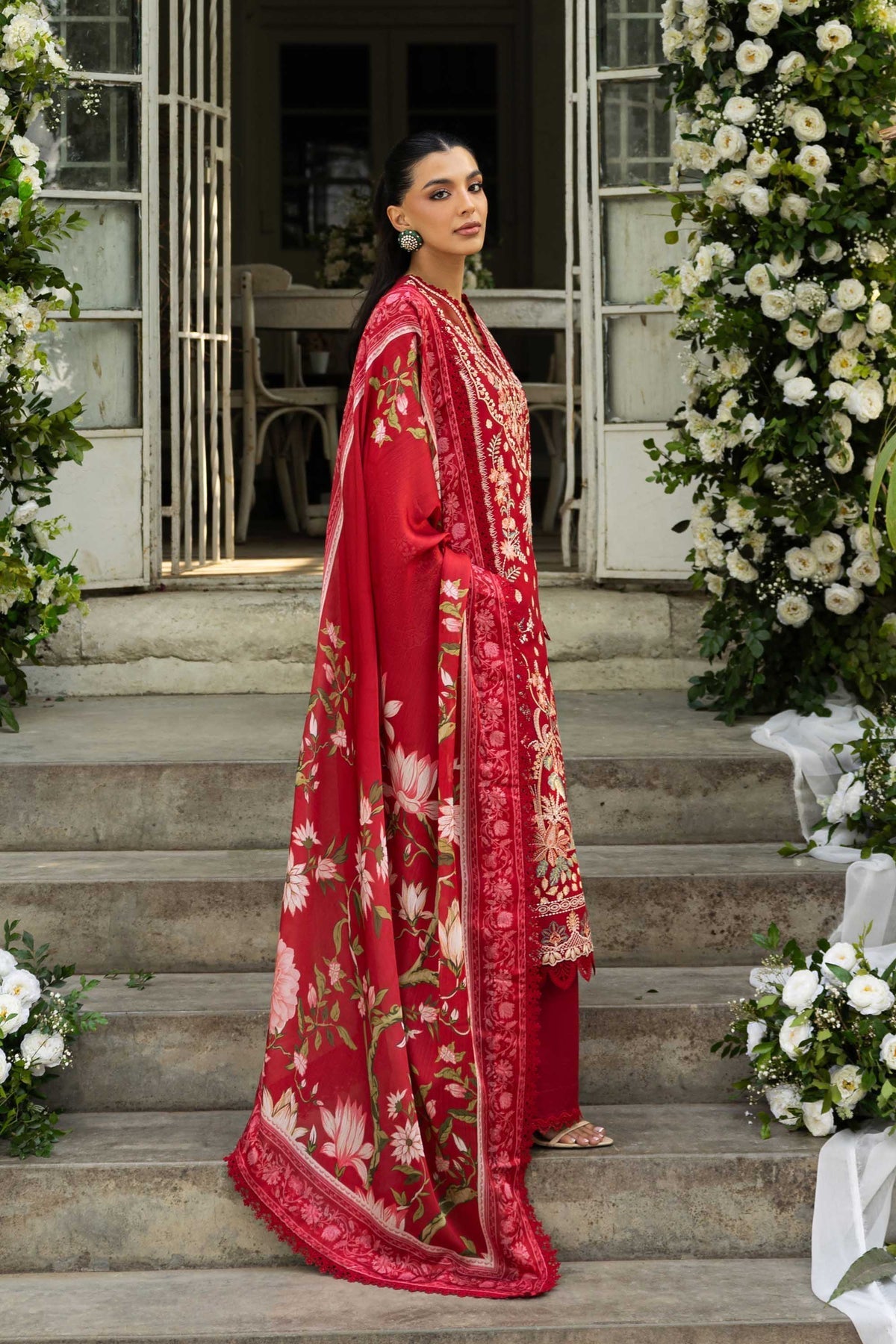 Akbar Aslam | Elaria RTW Lawn 26 | Amara by Akbar Aslam - Designer Dress  - Type : Ladies Clothes - Available at Libayah - 100% Original 