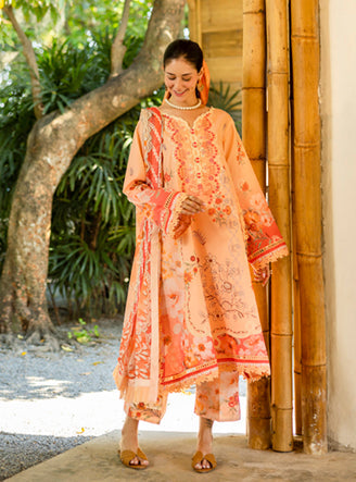 Roheenaz | Ethereal Bloom Lawn 25 | Zaria by Roheenaz - Designer Dress - Type: Ladies Clothes - Available at Libayah - 100% Original
