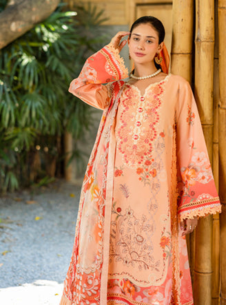 Roheenaz | Ethereal Bloom Lawn 25 | Zaria by Roheenaz - Designer Dress - Type: Ladies Clothes - Available at Libayah - 100% Original