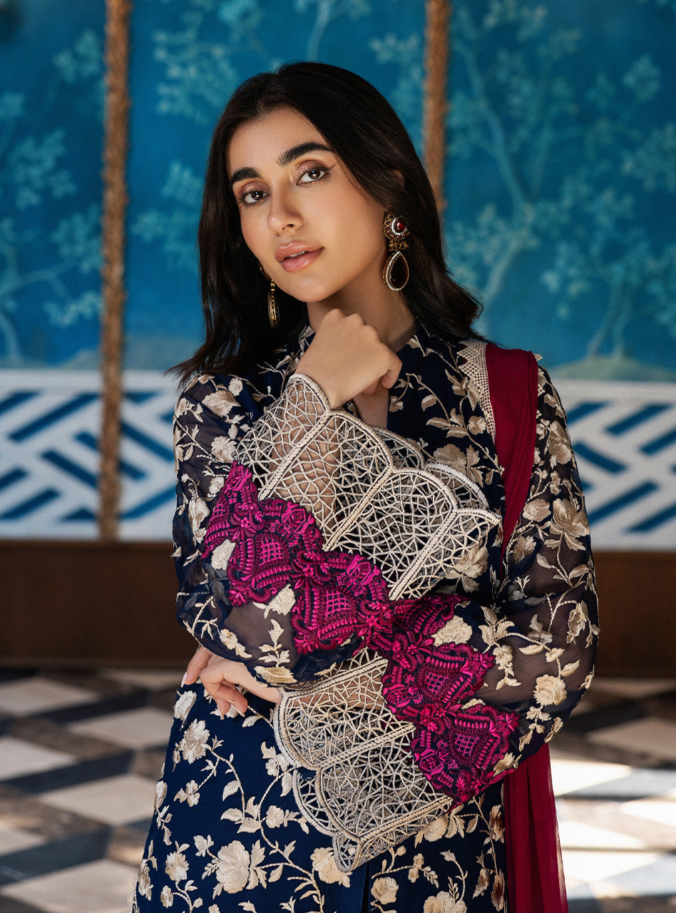 Zainab Chottani | Ramadan Edit 25 | Midnight Muse by Zainab Chottani - Designer Dress - Type: Ladies Clothes - Available at Libayah - 100% Original