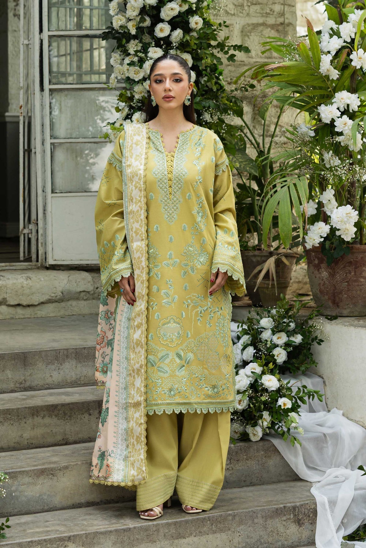 Akbar Aslam | Elaria RTW Lawn 26 | Elysia by Akbar Aslam - Designer Dress  - Type : Ladies Clothes - Available at Libayah - 100% Original 