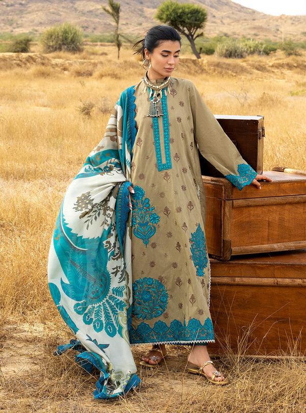 Zainab Chottani | Spring Summer Lawn 26 | Saphira by Zainab Chottani - Designer Dress - Type : Luxury Dress - Available at Libayah - 100% Original