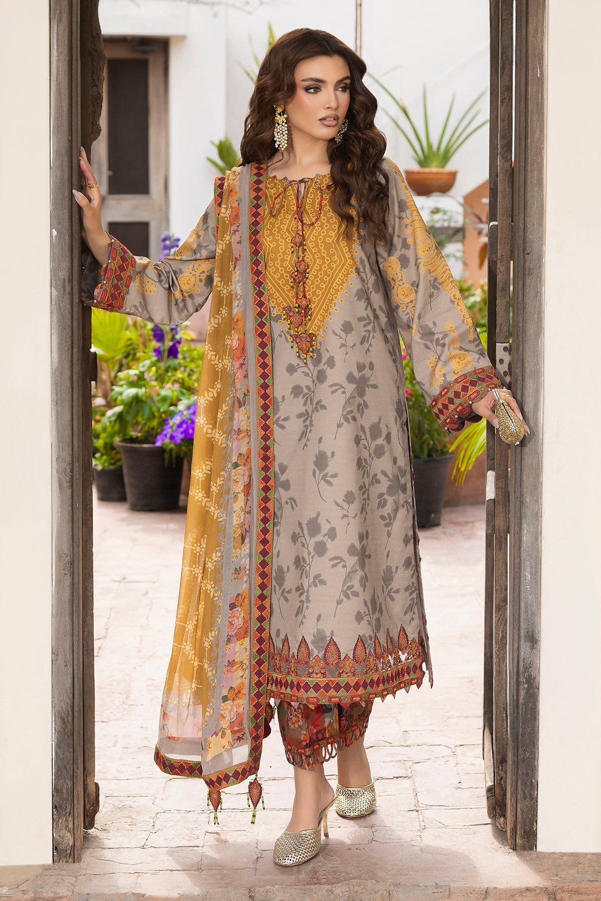 Charizma | Andaaz Lawn 26 | CAD6-02 by Charizma - Designer Dress  - Type : Ladies Clothes - Available at Libayah - 100% Original 