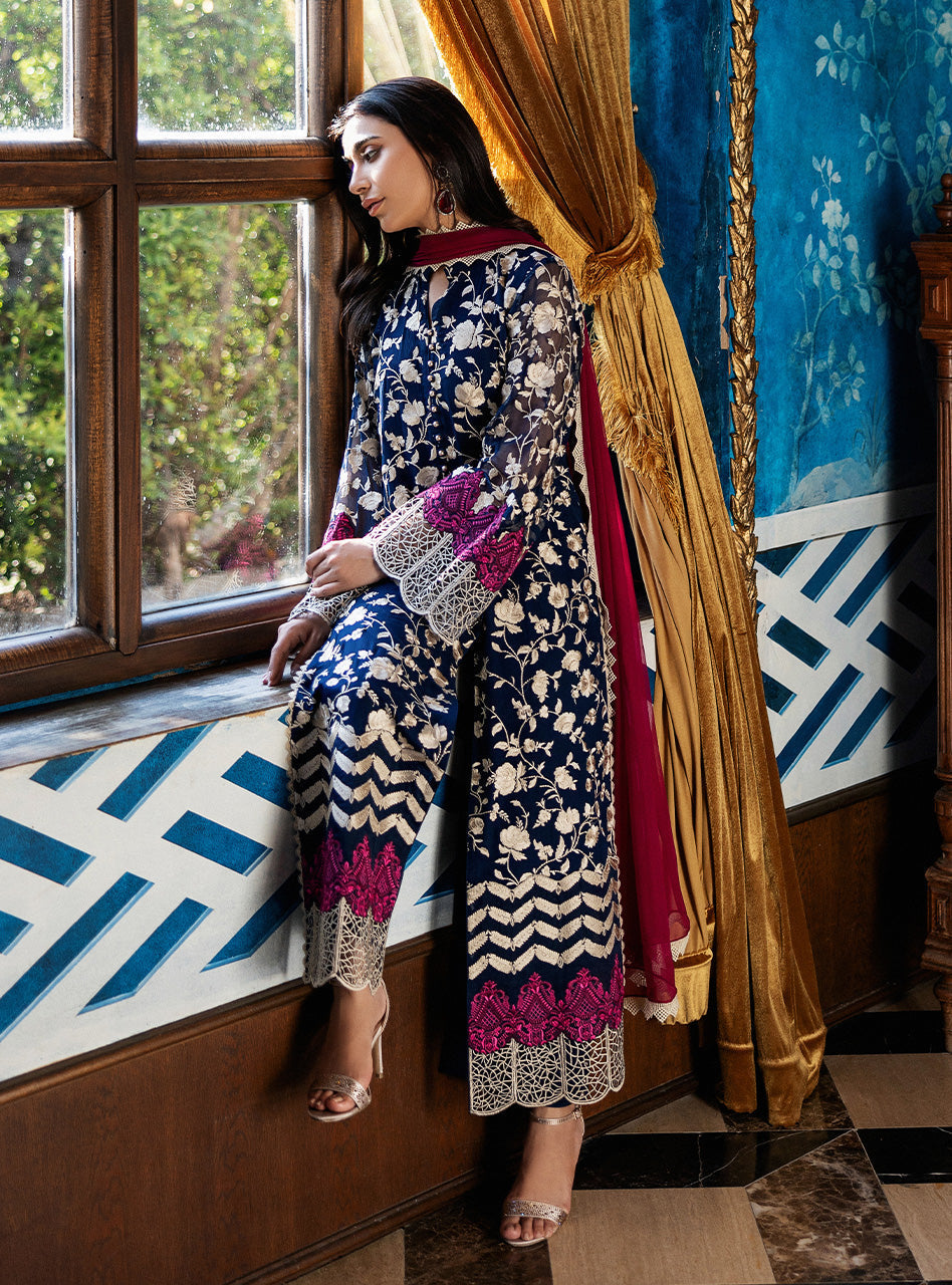 Zainab Chottani | Ramadan Edit 25 | Midnight Muse by Zainab Chottani - Designer Dress - Type: Ladies Clothes - Available at Libayah - 100% Original