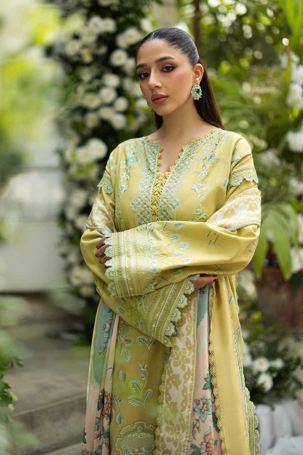 Akbar Aslam | Elaria RTW Lawn 26 | Elysia by Akbar Aslam - Designer Dress  - Type : Ladies Clothes - Available at Libayah - 100% Original 