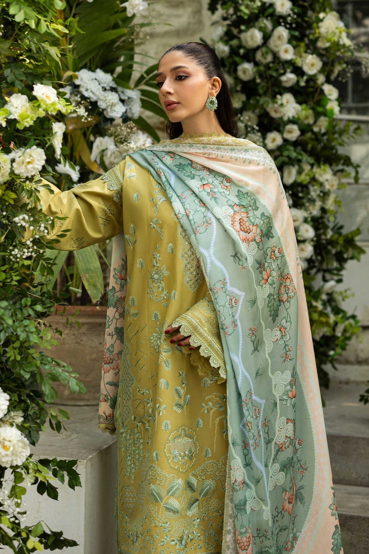 Akbar Aslam | Elaria RTW Lawn 26 | Elysia by Akbar Aslam - Designer Dress  - Type : Ladies Clothes - Available at Libayah - 100% Original 