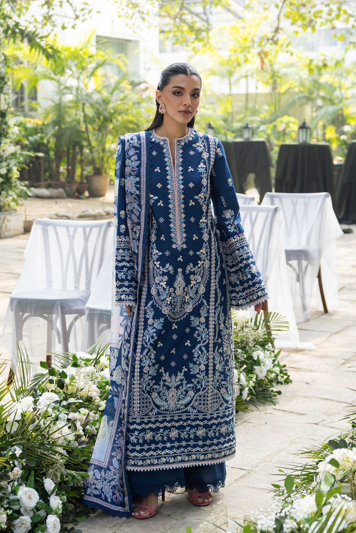 Akbar Aslam | Elaria RTW Lawn 26 | Cielle by Akbar Aslam - Designer Dress  - Type : Ladies Clothes - Available at Libayah - 100% Original 