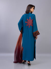 Zainab Chottani | Ramadan Edit 26 | Ember Azure - Designer Dress - Type : Ladies Clothes - Available at Libayah - 100% Original