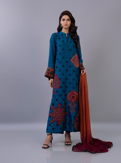 Zainab Chottani | Ramadan Edit 26 | Ember Azure - Designer Dress - Type : Ladies Clothes - Available at Libayah - 100% Original