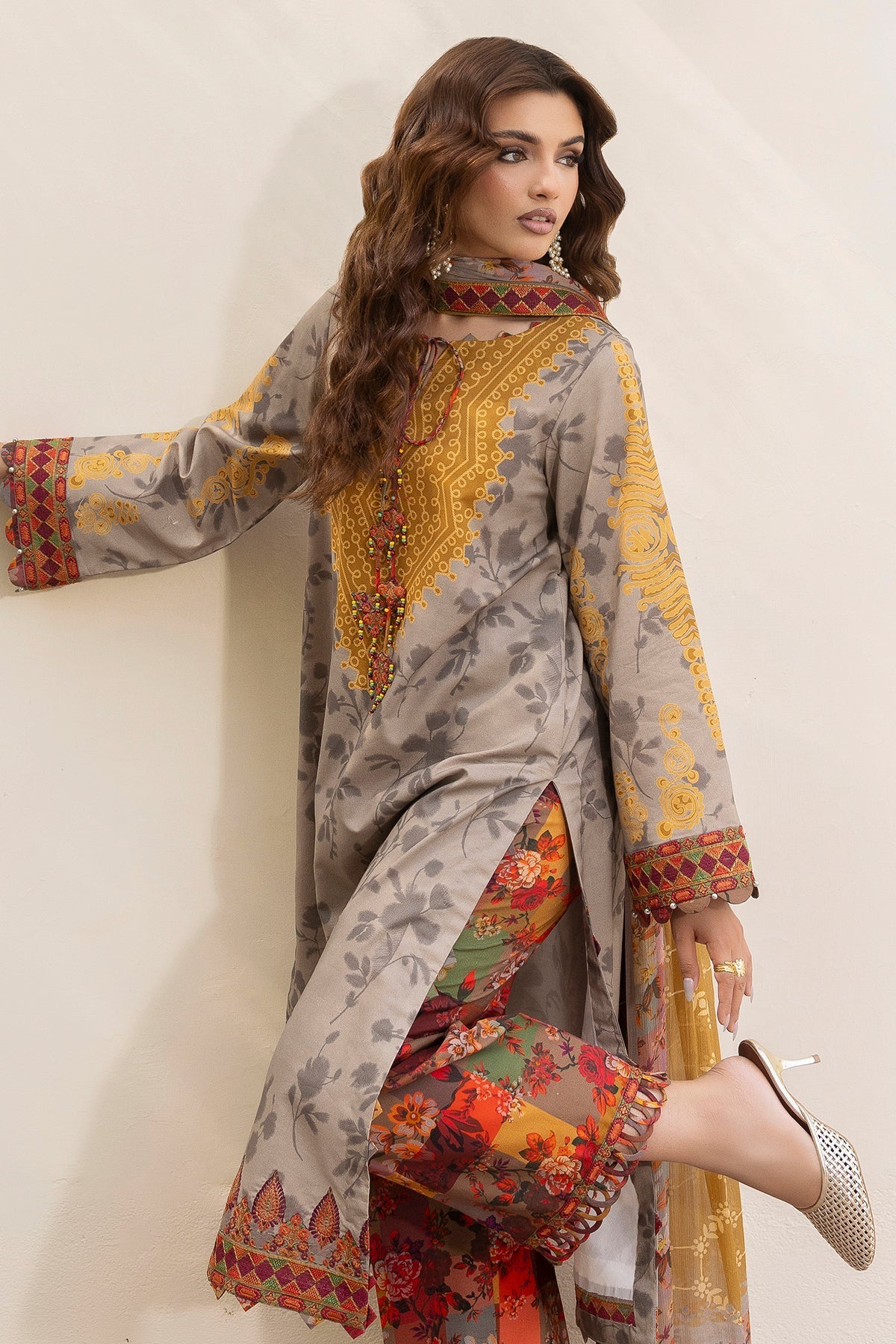 Charizma | Andaaz Lawn 26 | CAD6-02 by Charizma - Designer Dress  - Type : Ladies Clothes - Available at Libayah - 100% Original 