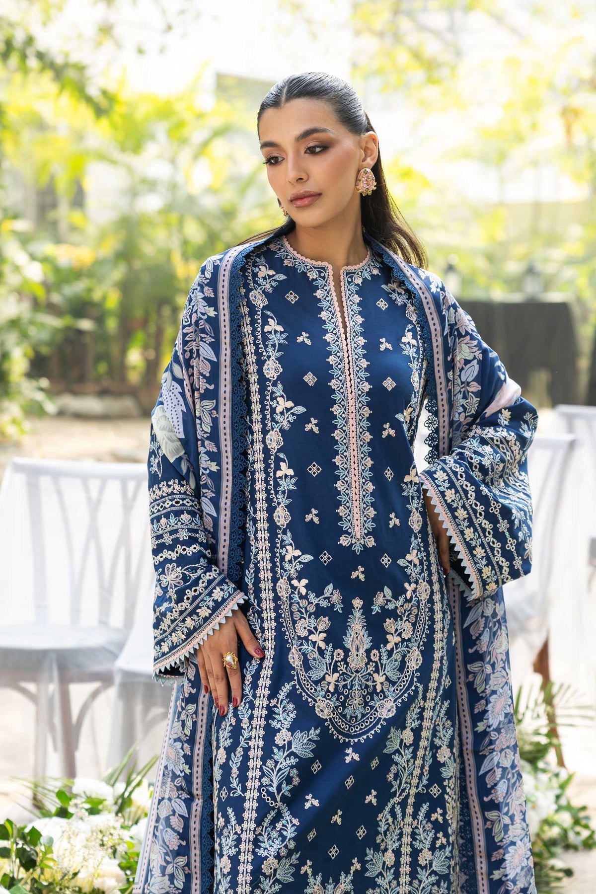 Akbar Aslam | Elaria RTW Lawn 26 | Cielle by Akbar Aslam - Designer Dress  - Type : Ladies Clothes - Available at Libayah - 100% Original 