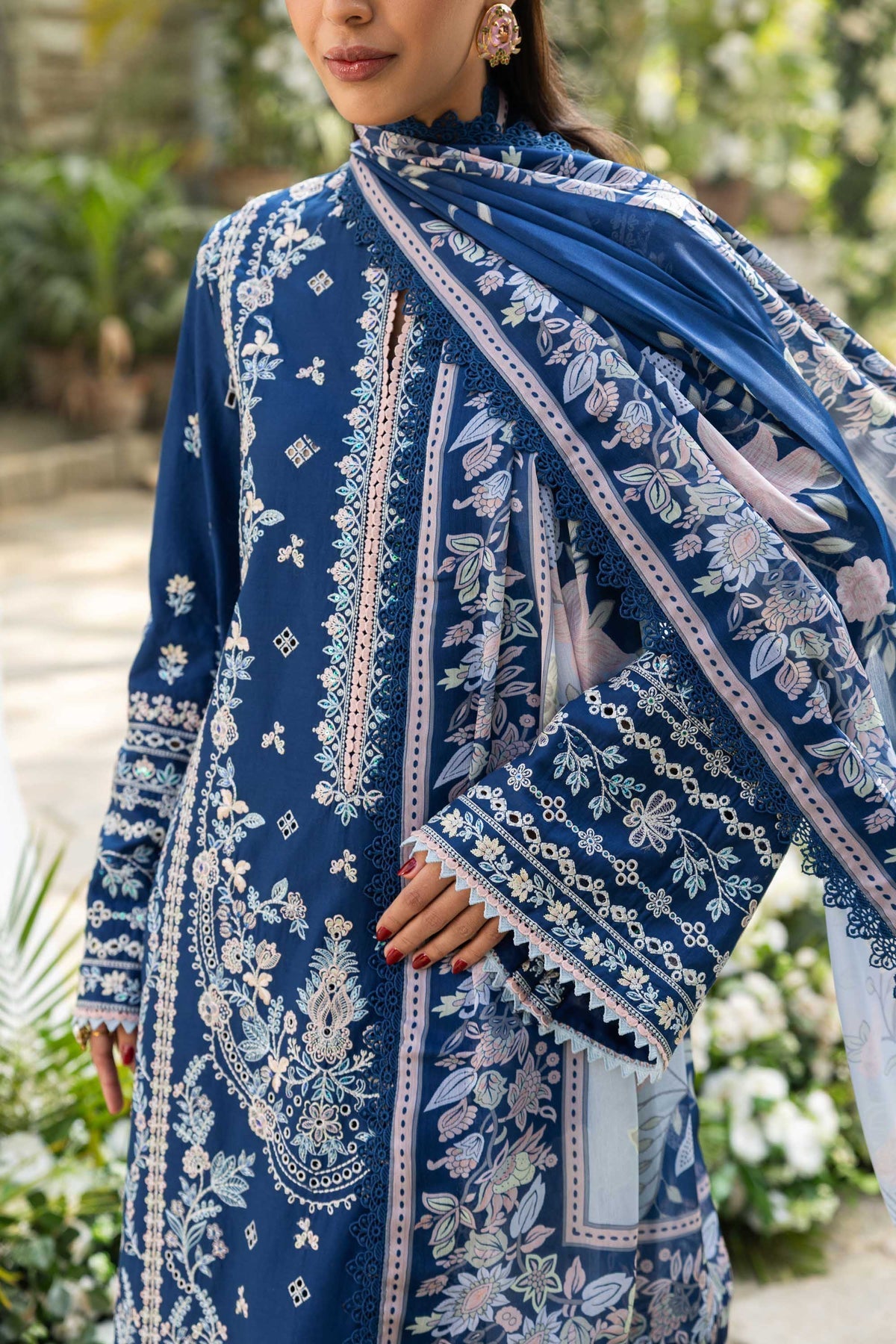 Akbar Aslam | Elaria RTW Lawn 26 | Cielle by Akbar Aslam - Designer Dress  - Type : Ladies Clothes - Available at Libayah - 100% Original 