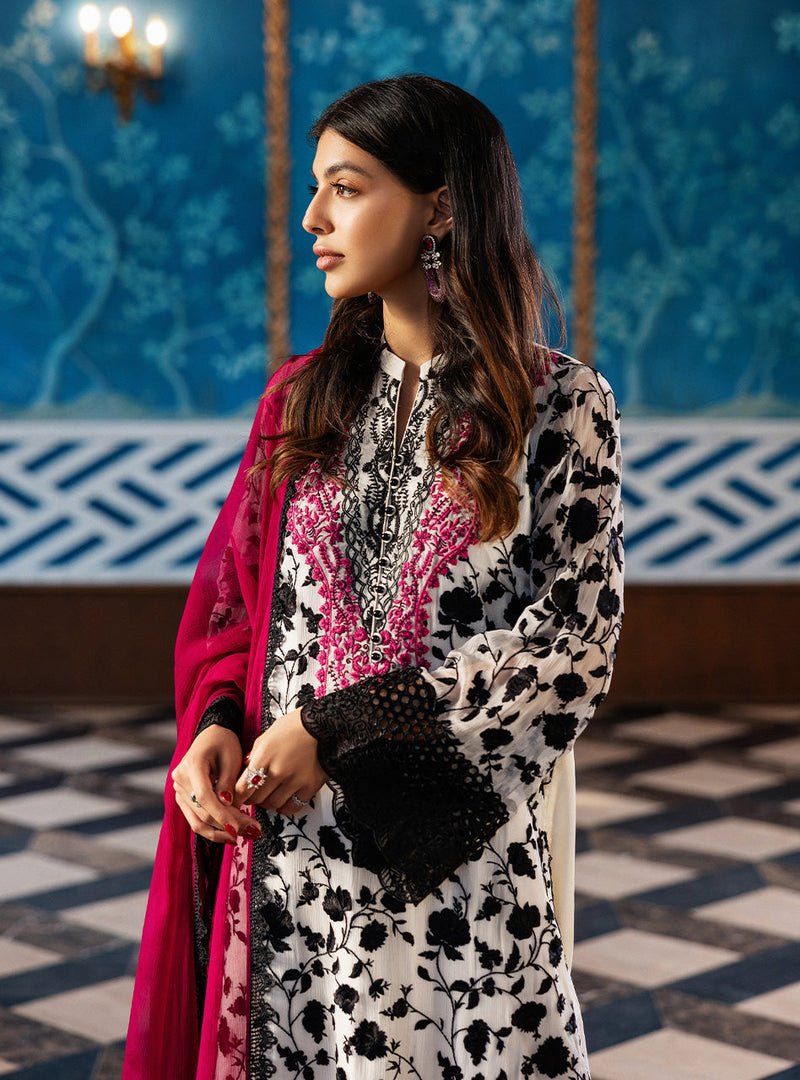 Zainab Chottani | Ramadan Edit 25 | Ivory Symphony by Zainab Chottani - Designer Dress - Type: Ladies Clothes - Available at Libayah - 100% Original