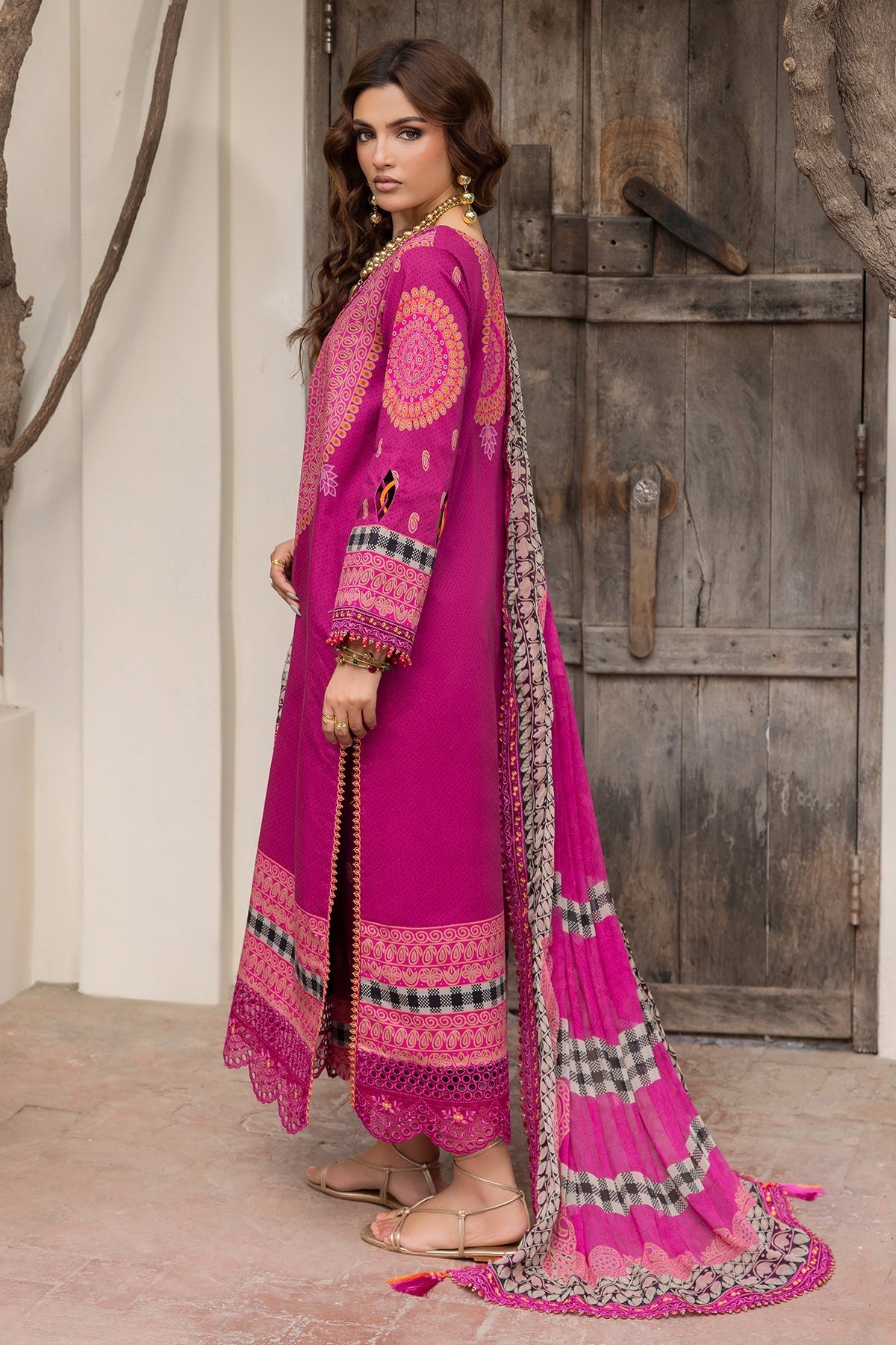 Charizma | Andaaz Lawn 26 | CAD6-01 by Charzima - Designer Dress  - Type : Ladies Clothes - Available at Libayah - 100% Original 
