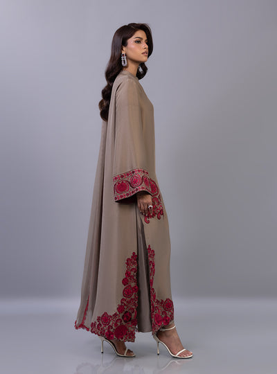 Zainab Chottani | Ramadan Edit 26 | Taupe Royale - Designer Dress - Type : Ladies Clothes - Available at Libayah - 100% Original