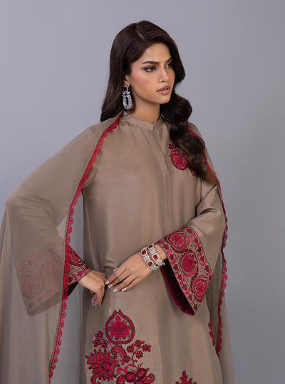 Zainab Chottani | Ramadan Edit 26 | Taupe Royale - Designer Dress - Type : Ladies Clothes - Available at Libayah - 100% Original