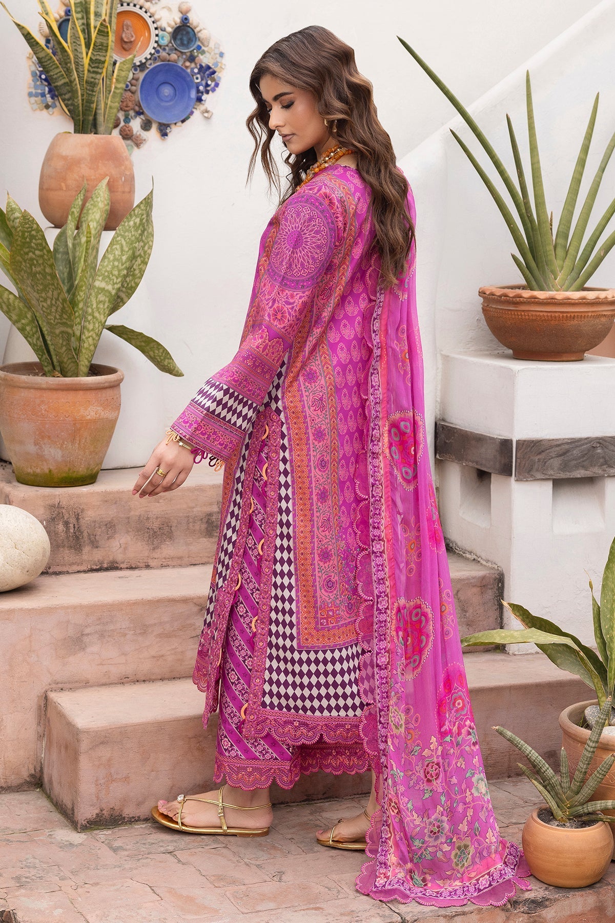 Charizma | Andaaz Lawn 26 | CAD6-09 by Charizma - Designer Dress  - Type : Ladies Clothes - Available at Libayah - 100% Original 