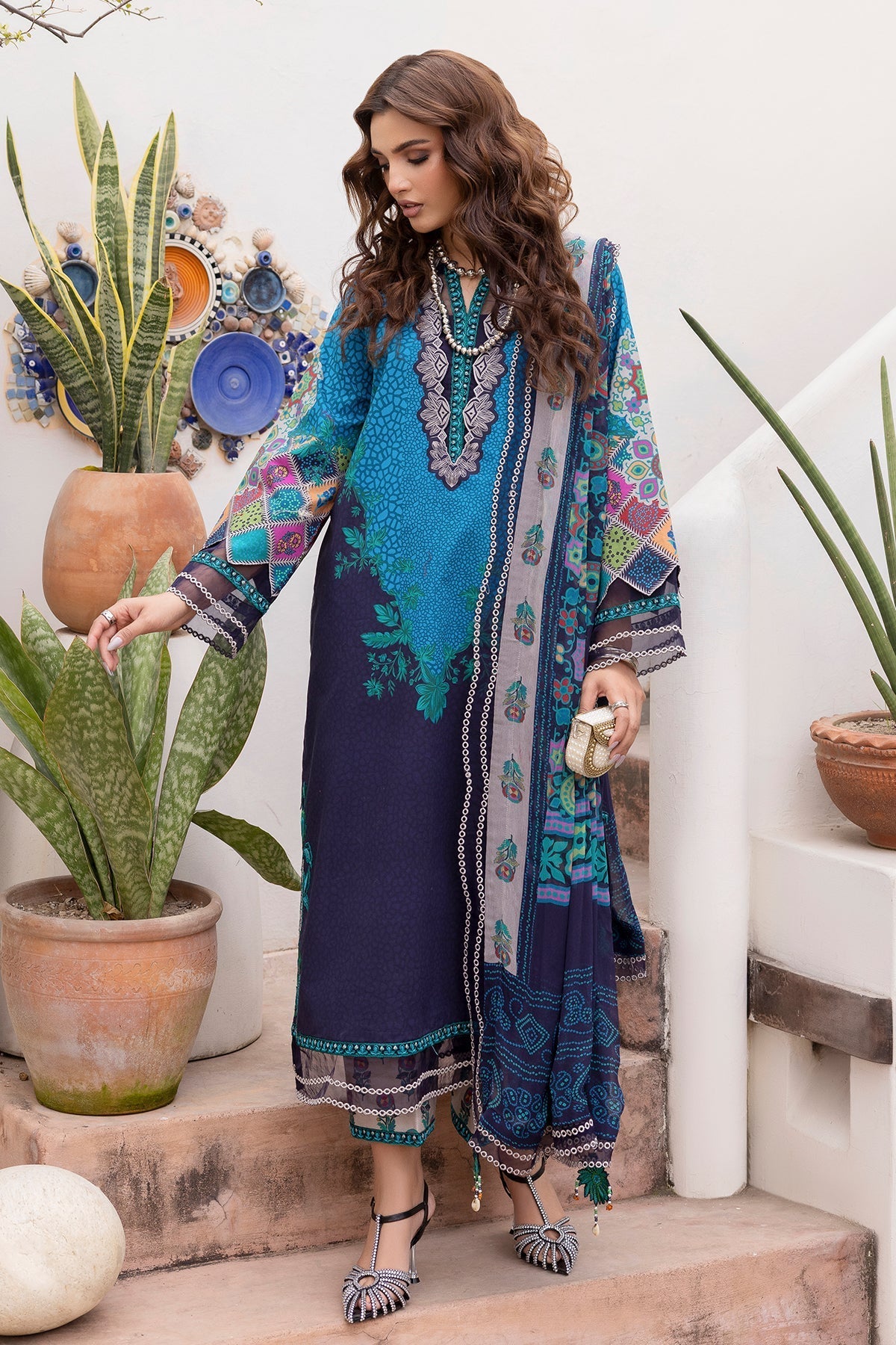 Charizma | Andaaz Lawn 26 | CAD6-03 by Charizma - Designer Dress  - Type : Ladies Clothes - Available at Libayah - 100% Original 
