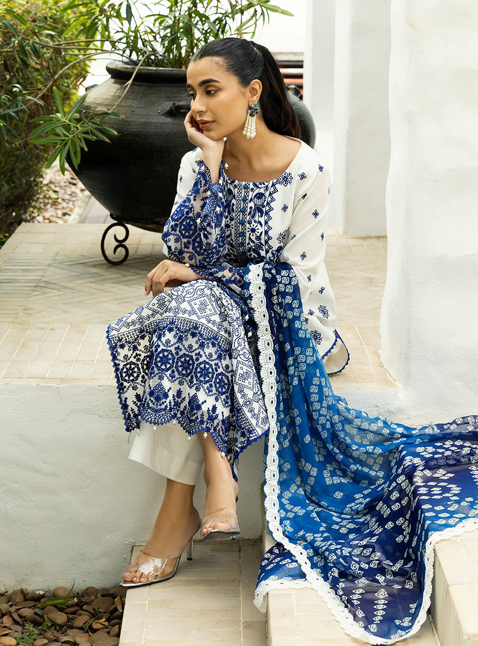 Zainab Chottani | Chikankari 25 | Reem - 8A by Zainab Chottani - Designer Dress - Type: Ladies Clothes - Available at Libayah - 100% Original