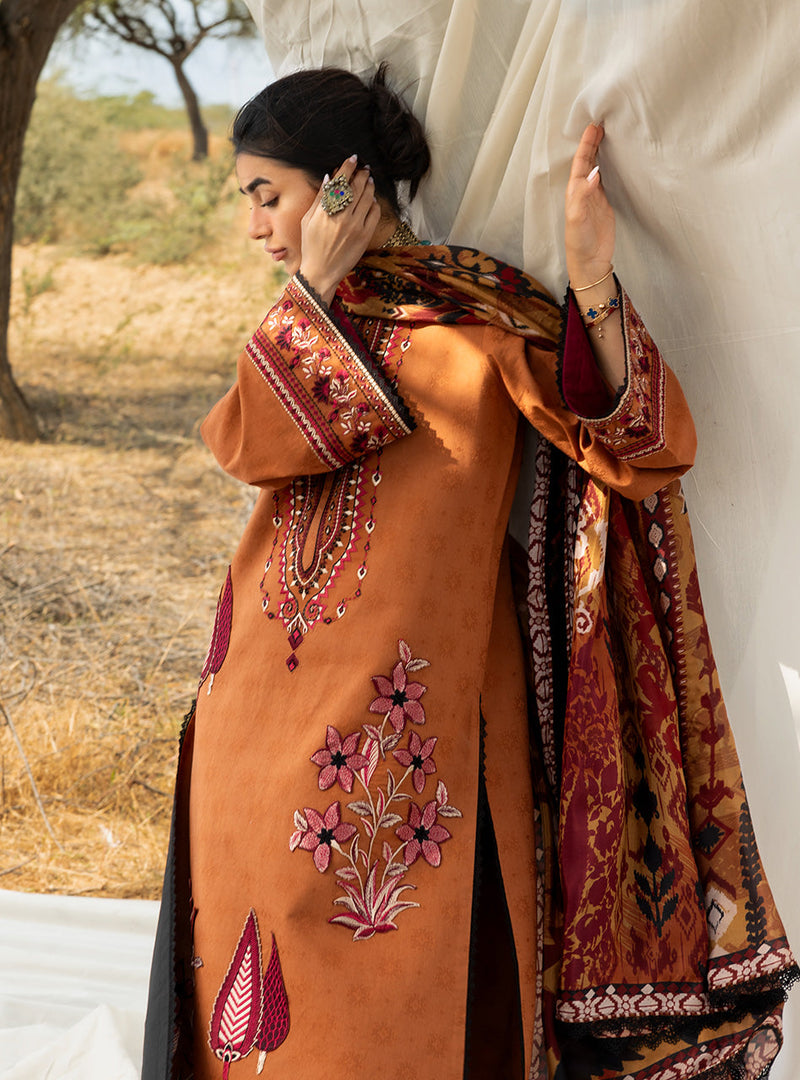 Zainab Chottani | Spring Summer Lawn 26 | Orlina by Zainab Chottani - Designer Dress - Type : Luxury Dress - Available at Libayah - 100% Original