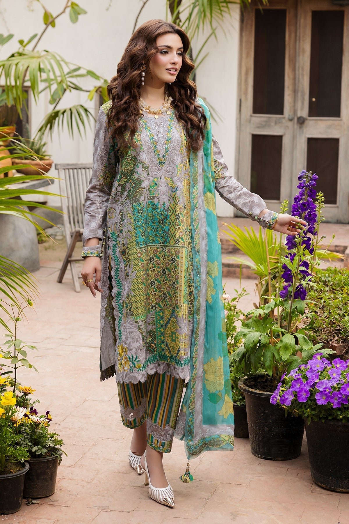 Charizma | Andaaz Lawn 26 | CAD6-06 by Charizma - Designer Dress  - Type : Ladies Clothes - Available at Libayah - 100% Original 