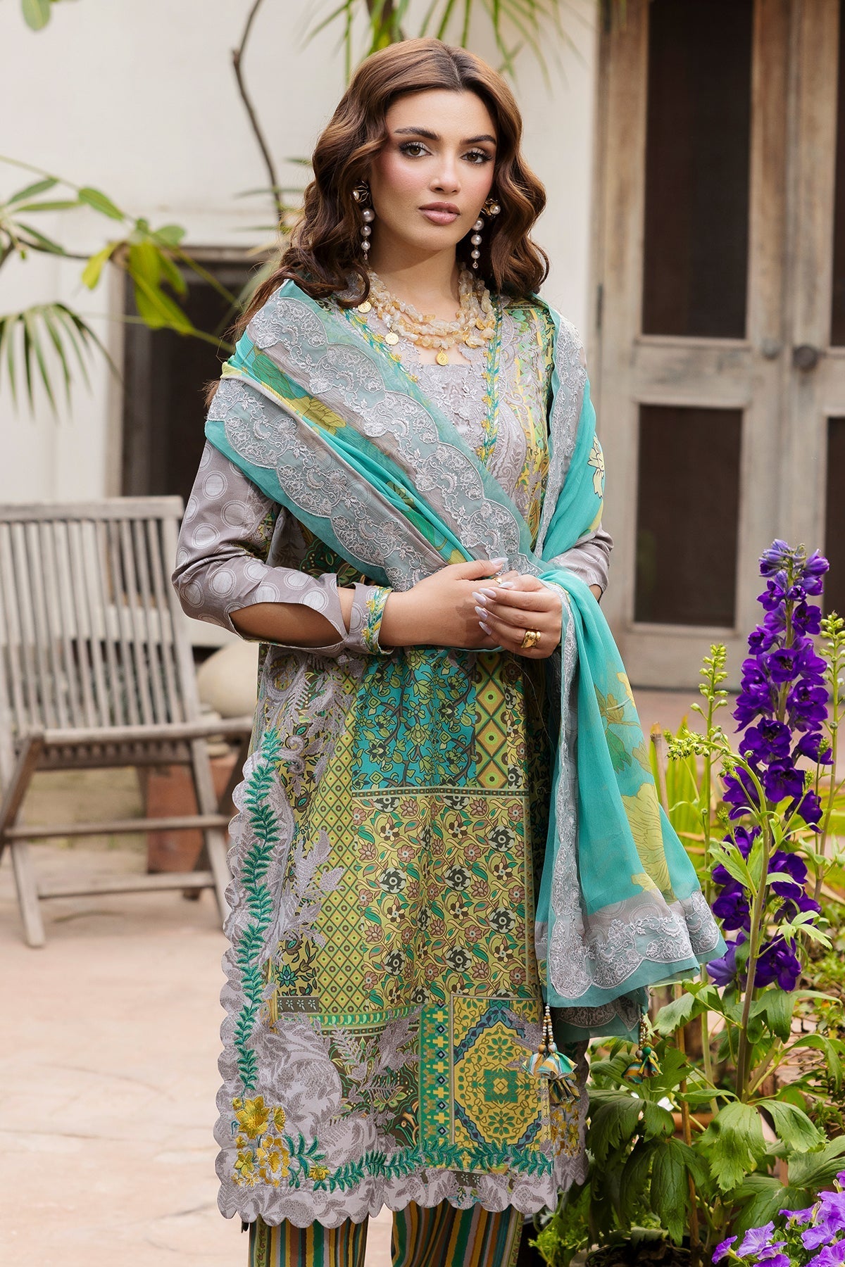 Charizma | Andaaz Lawn 26 | CAD6-06 by Charizma - Designer Dress  - Type : Ladies Clothes - Available at Libayah - 100% Original 