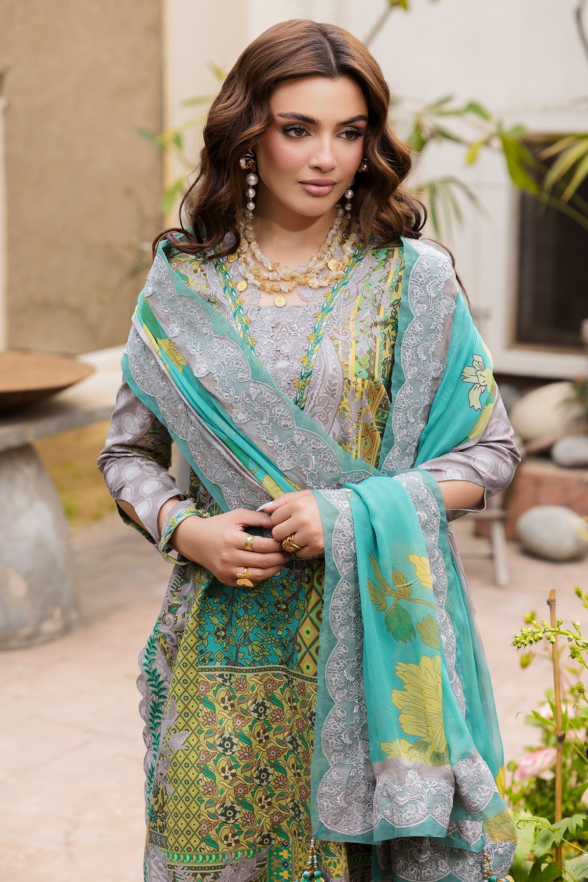 Charizma | Andaaz Lawn 26 | CAD6-06 by Charizma - Designer Dress  - Type : Ladies Clothes - Available at Libayah - 100% Original 
