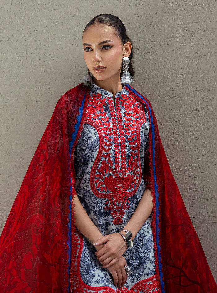 Zainab Chottani | Tahra Lawn 25 | Syra by Zainab Chottani - Designer Dress - Type: Ladies Clothes - Available at Libayah - 100% Original