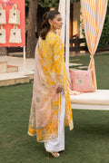 Saad Shaikh | Lawn 25 | Yellow - Amber Bloom by Saad Shaikh - Designer Dress - Type: Ladies Clothes - Available at Libayah - 100% Original